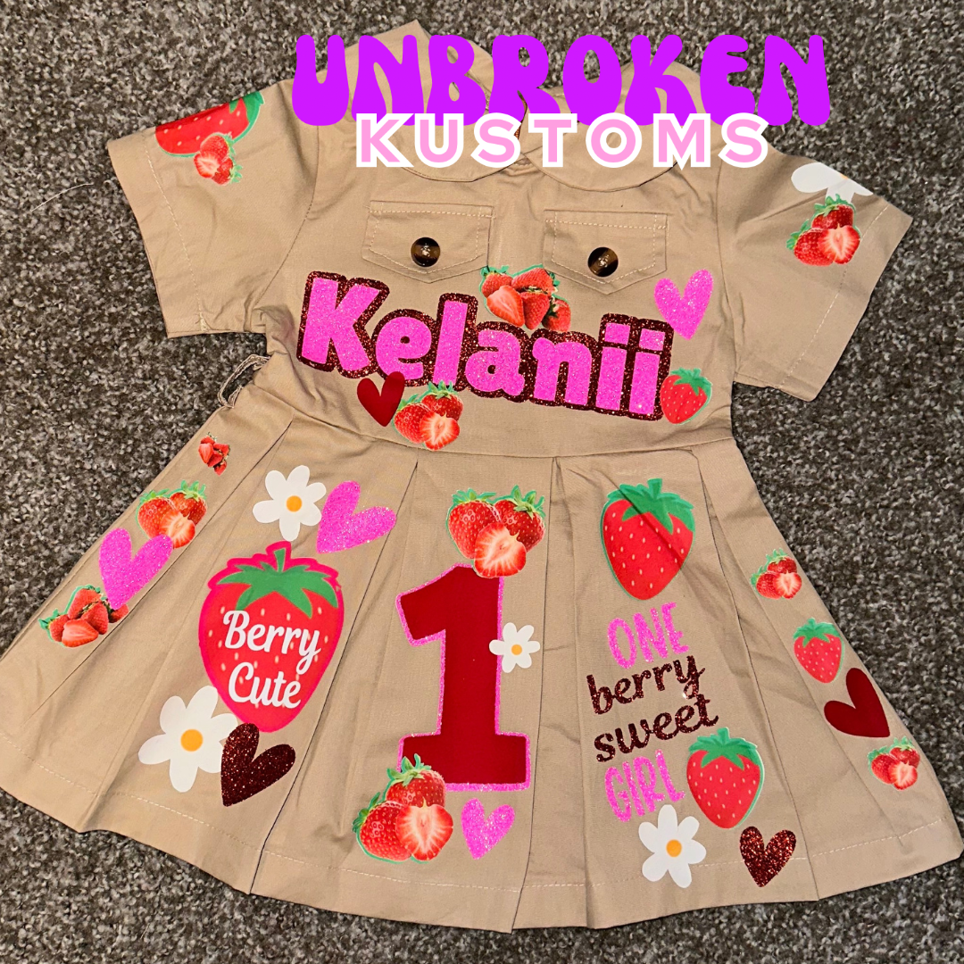 Strawberry Custom Birthday Outfit