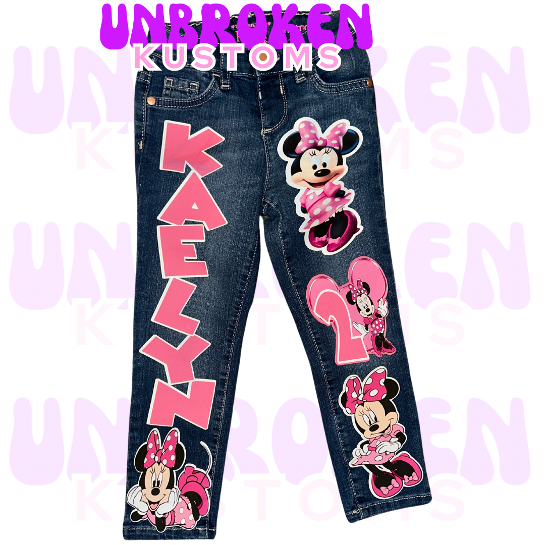 Minnie Mouse Birthday Set - Minnie Mouse Birthday Outfit - Minnie Mouse Birthday
