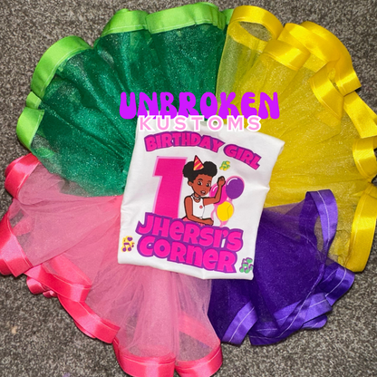 Gracie Corner Custom Birthday Tutu Outfit
