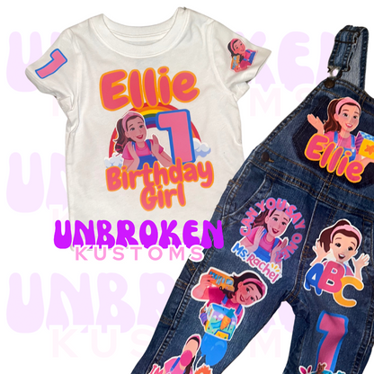 Ms. Rachel Overalls - Ms. Rachel Birthday Overalls - Ms. Rachel Birthday Outfit